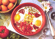 Eggs "Flamenca style"