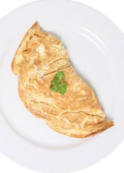 Tunafish omelette